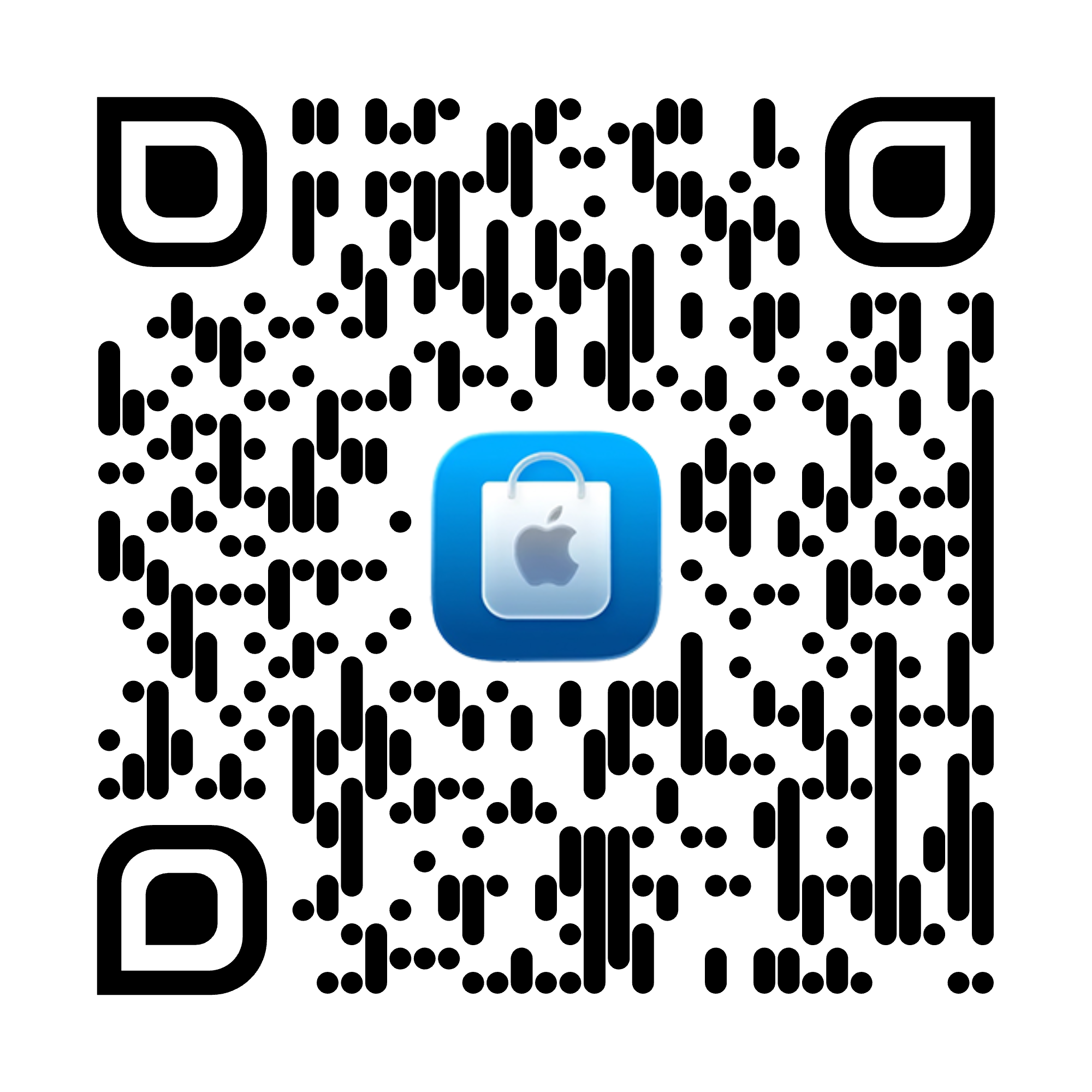 Apple App Store QR code for downloading app
