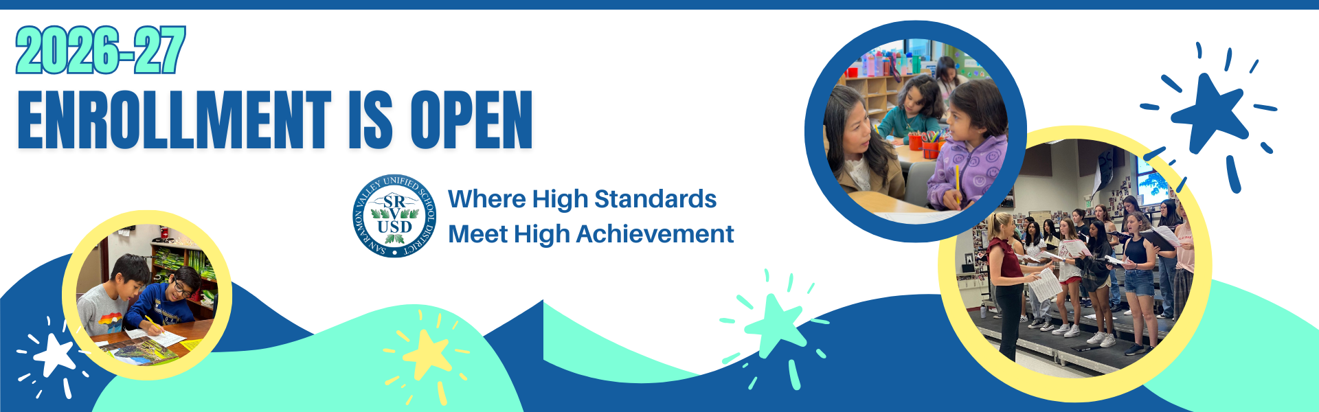 Enrollment for 2026-27 opens Feb 1.