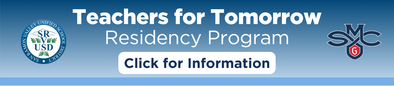 Teachers for Tomorrow Residency Program  Click for Information
