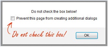 Do not check the box below